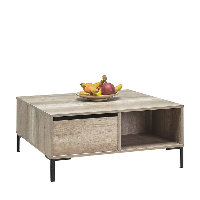 Hanah Home Mesa de Centro Topo con Estante de Almacenamiento